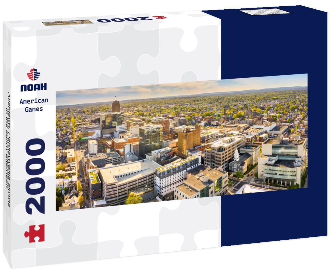Allentown, Pennsylvania skyline in the sunny afternoon 2000pc Panoramic Puzzle