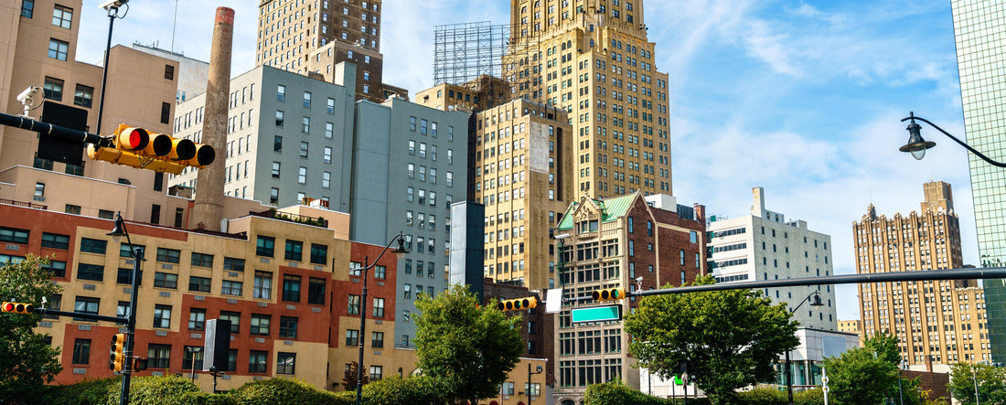 Noah Jigsaw Puzzle Skyline of Downtown Newark in New Jersey, United States panorama 2000 pieces