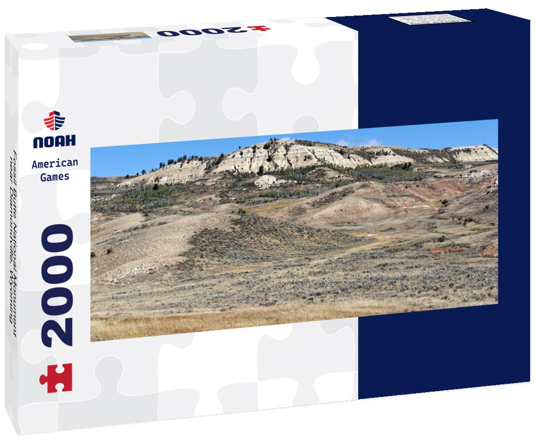Fossil Butte National Monument near Diamondville, Wyoming 2000pc Panoramic Puzzle