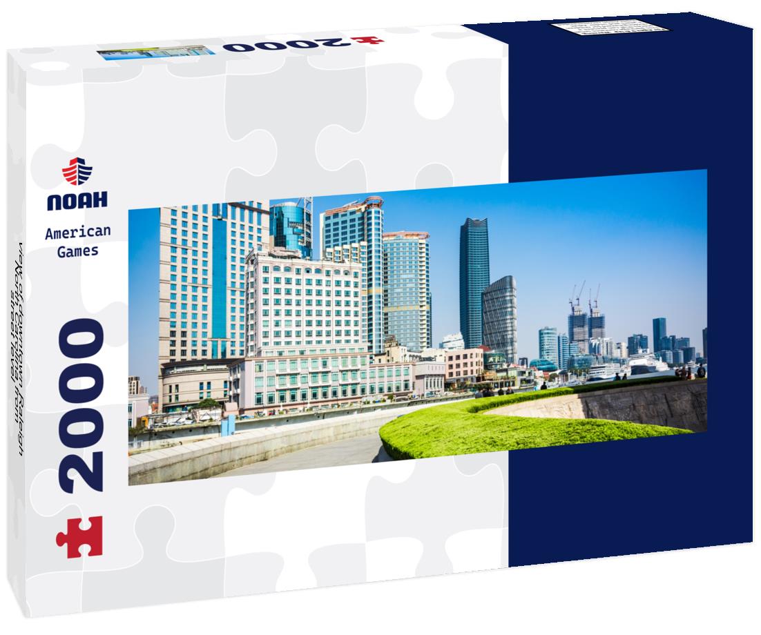 downtown Raleigh, North Carolina from street level 2000pc Panoramic Puzzle