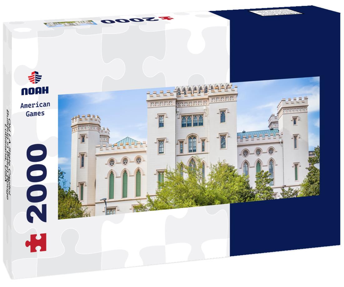 Old LA State Capitol Building in Baton Rouge, Louisiana, USA 2000pc Panoramic Puzzle