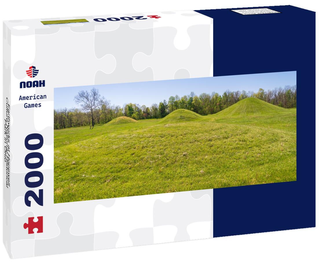 Earthworks at Hopewell Culture National Historical Park in Ohio 2000pc Panoramic Puzzle