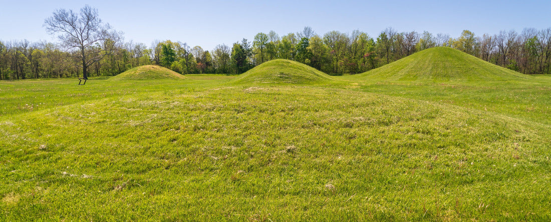 Earthworks at Hopewell Culture National Historical Park in Ohio 2000pc Panoramic Puzzle
