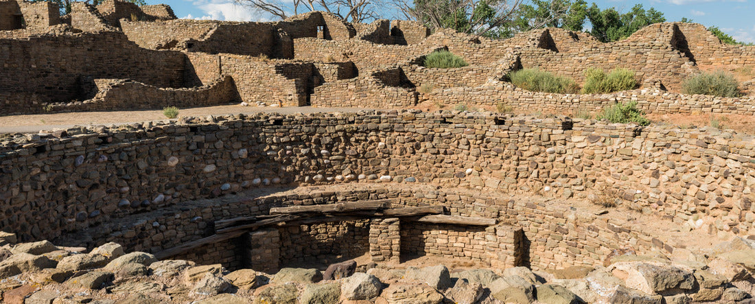 Aztec Ruins National Monument on Ruins Road in Aztec, New Mexico 2000pc Panoramic Puzzle