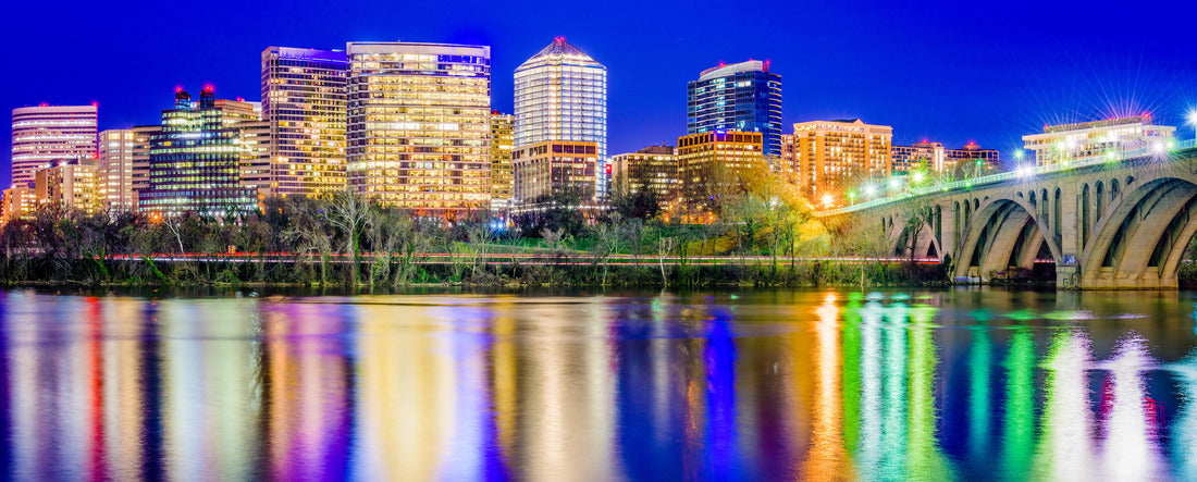 Noah Jigsaw Puzzle Rosslyn, Arlington, Virginia, USA city skyline on the Potomac River panorama 2000 pieces