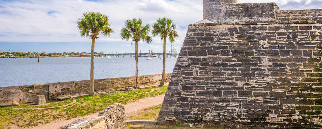 St. Augustine, Florida at the Castillo de San Marcos National Monument 2000pc Panoramic Puzzle