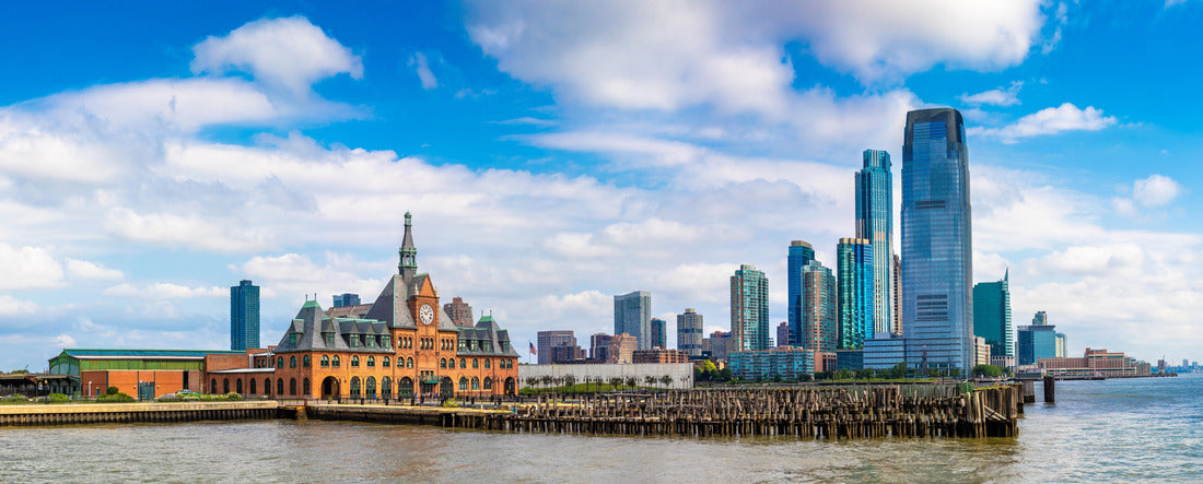 Noah Jigsaw Puzzle Panorama of Central Railroad of New Jersey Terminal in Jersey City, USA panorama 2000 pieces
