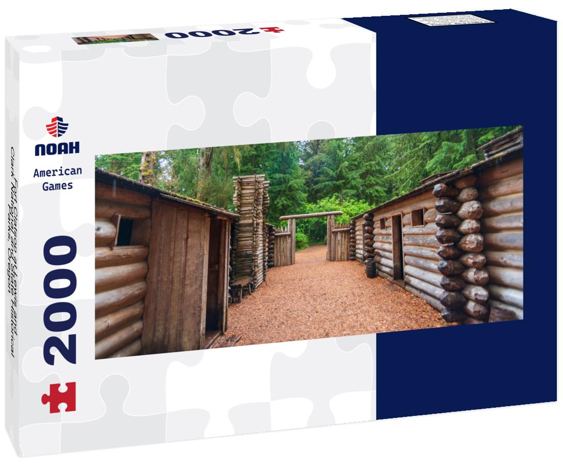 Fort Clatsop at Lewis and Clark National and State Historical Parks, Oregon 2000pc Panoramic Puzzle