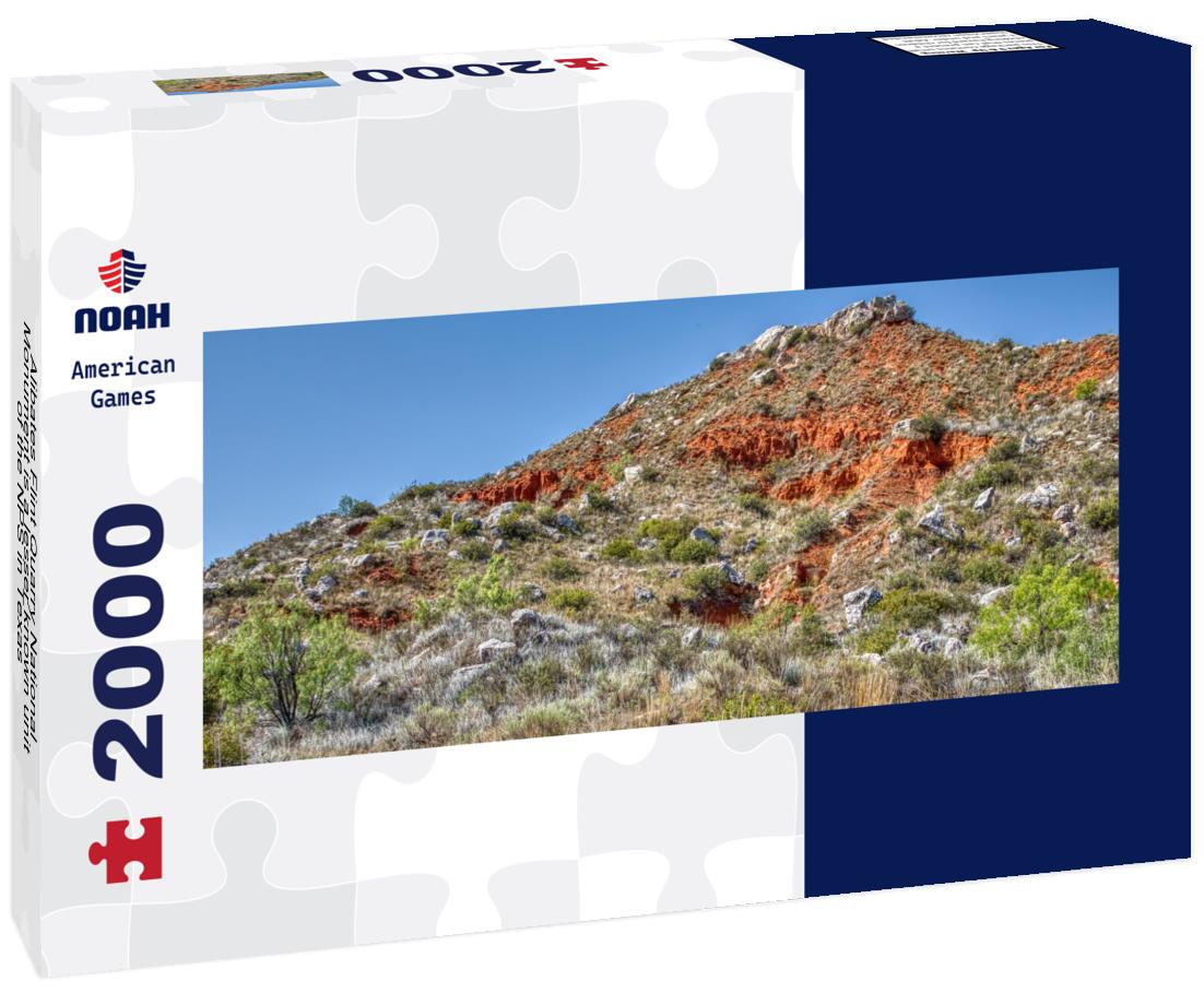 Alibates Flint Quarry National Monument is a lesser known unit of the NPS in Texas 2000pc Panoramic Puzzle