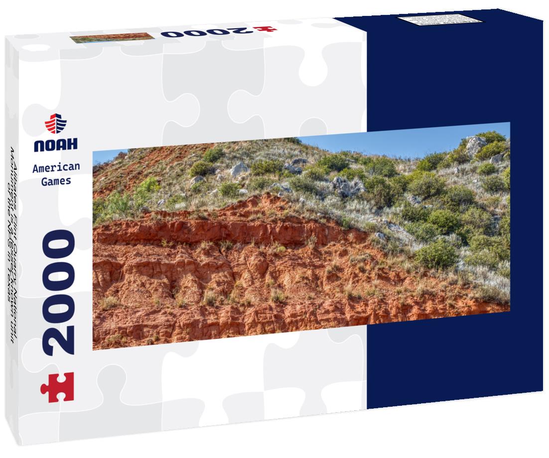 Alibates Flint Quarry National Monument is a lesser known unit of the NPS in Texas 2000pc Panoramic Puzzle