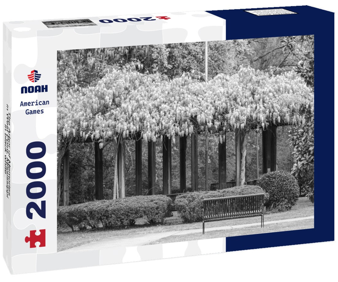 Noah Jigsaw Puzzle The Arbor of Memories in West Point, Mississippi in black white 2000 pieces
