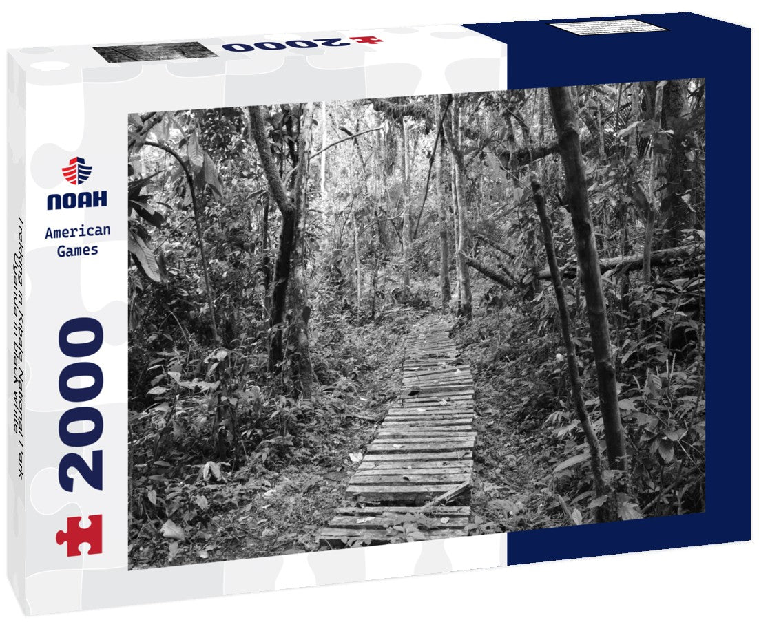 Noah Jigsaw Puzzle Trekking in Kibale National Park, Uganda in black white 2000 pieces