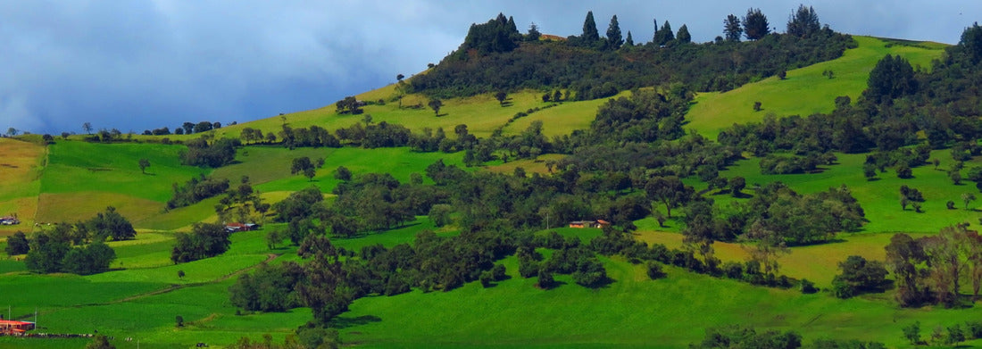 Noah Jigsaw Puzzle Guatavita, Colombia lagoon or lake el dorado legend, panorama Panorama 1000 Pieces