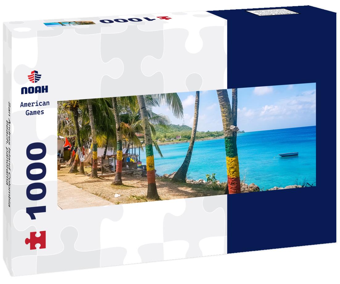 Noah Jigsaw Puzzle San Andres Island Colombia beach, panorama Panorama 1000 Pieces