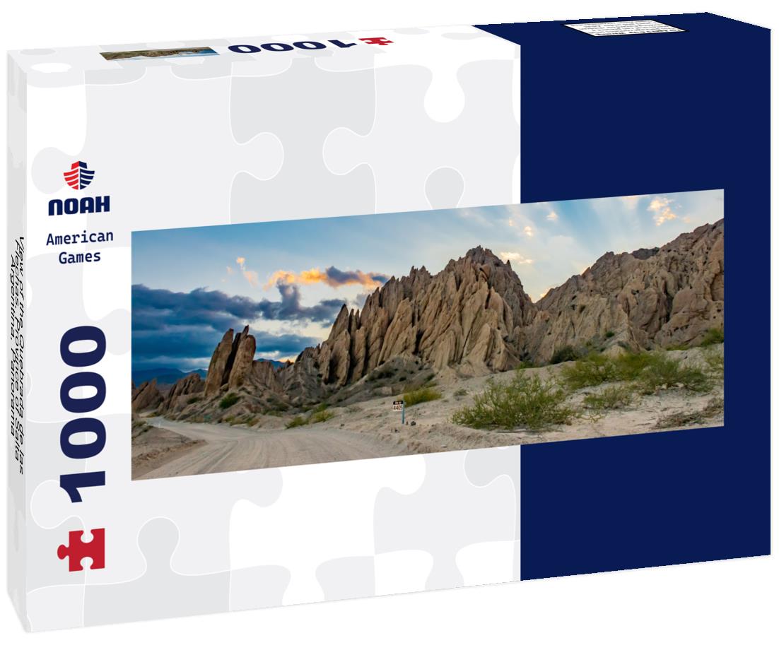 Noah Jigsaw Puzzle View of the Quebrada de las Flechas, Province of Salta, Argentina, Panorama Panorama 1000 Pieces