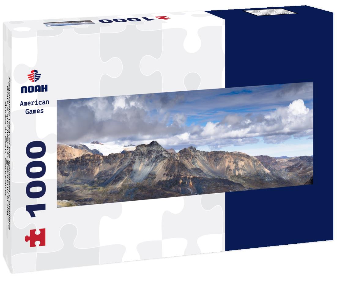 Noah Jigsaw Puzzle Panoramic view of the southern Cordillera Blanca and Nevado Pastoruri in the Andes in Peru, Panorama Panorama 1000 Pieces