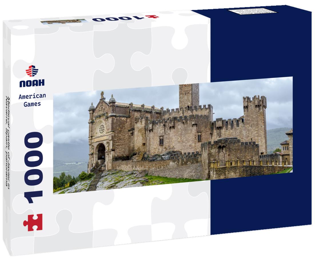 Noah Jigsaw Puzzle Medieval castle of Javier in Navarre, Spain, panorama Panorama 1000 Pieces