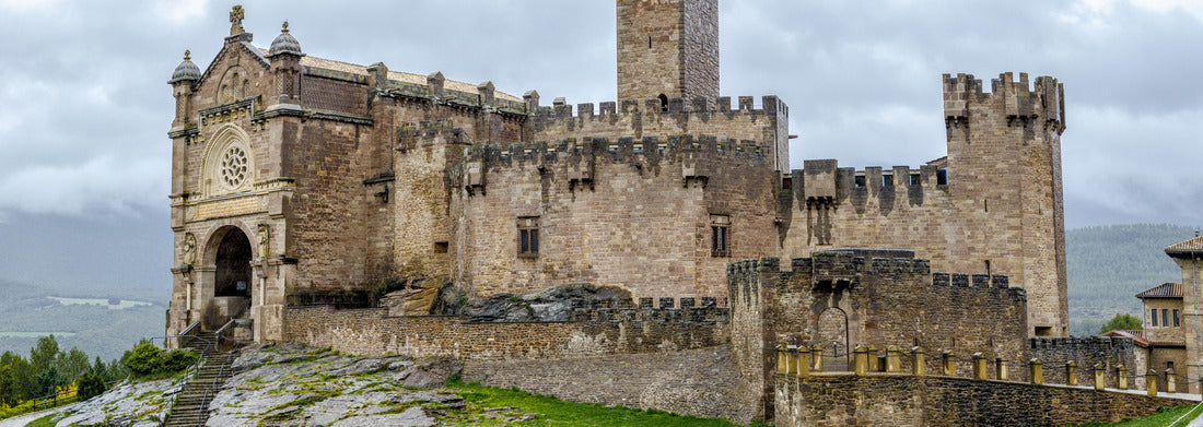 Noah Jigsaw Puzzle Medieval castle of Javier in Navarre, Spain, panorama Panorama 1000 Pieces