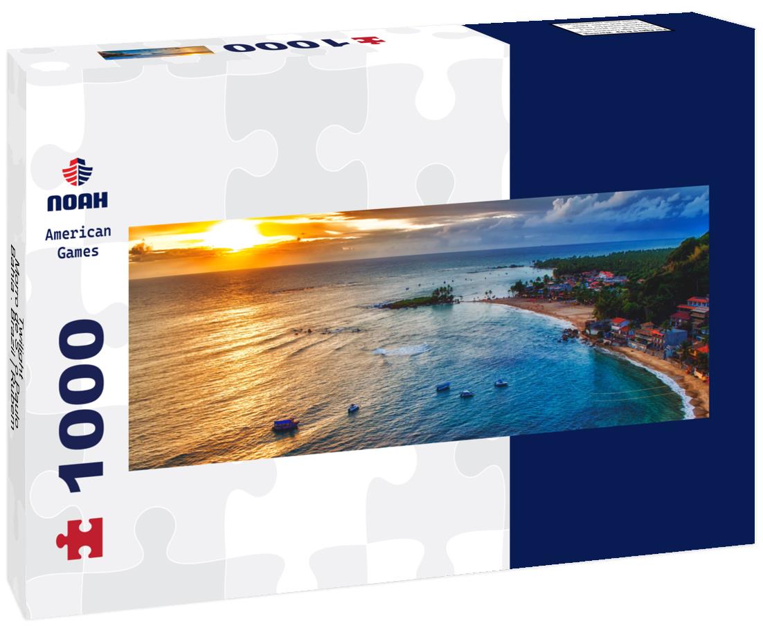 Noah Jigsaw Puzzle Twilight - Morro de São Paulo - Bahia . Brazil | Rubem Sousa . Fora the Box, Panorama Panorama 1000 Pieces