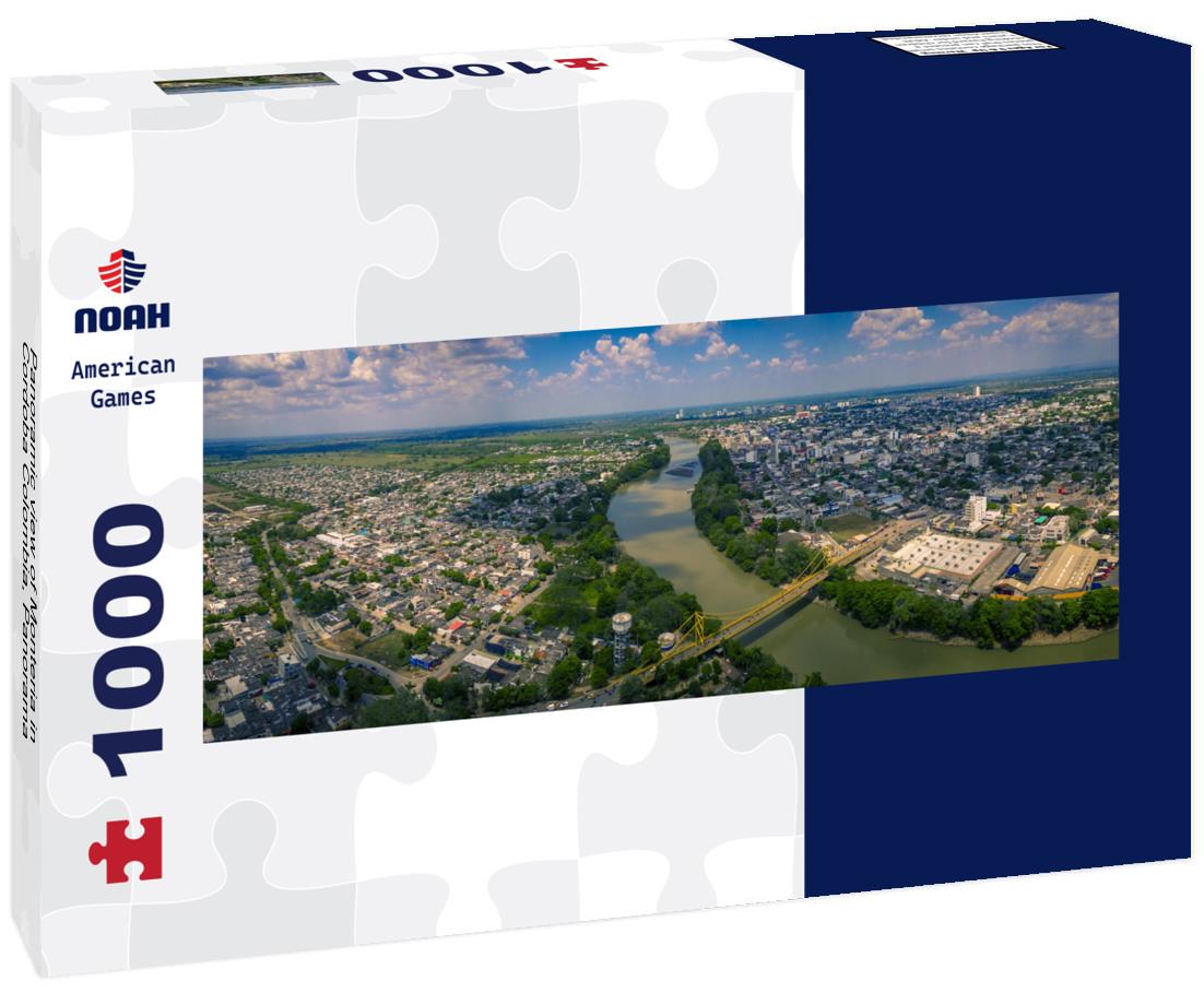 Noah Jigsaw Puzzle Panoramic view of Monteria in Cordoba Colombia, Panorama Panorama 1000 Pieces