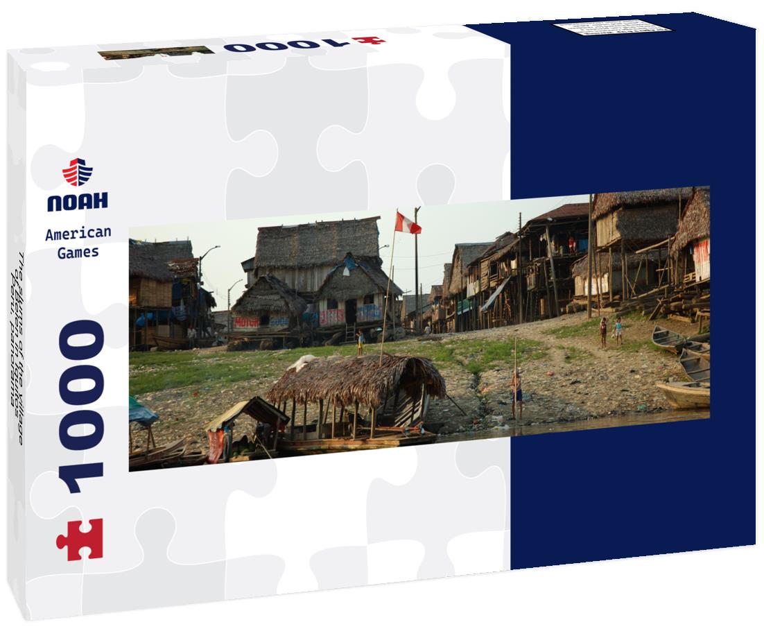 Noah Jigsaw Puzzle The slums of the village of Belen in Iquitos, Peru, panorama Panorama 1000 Pieces