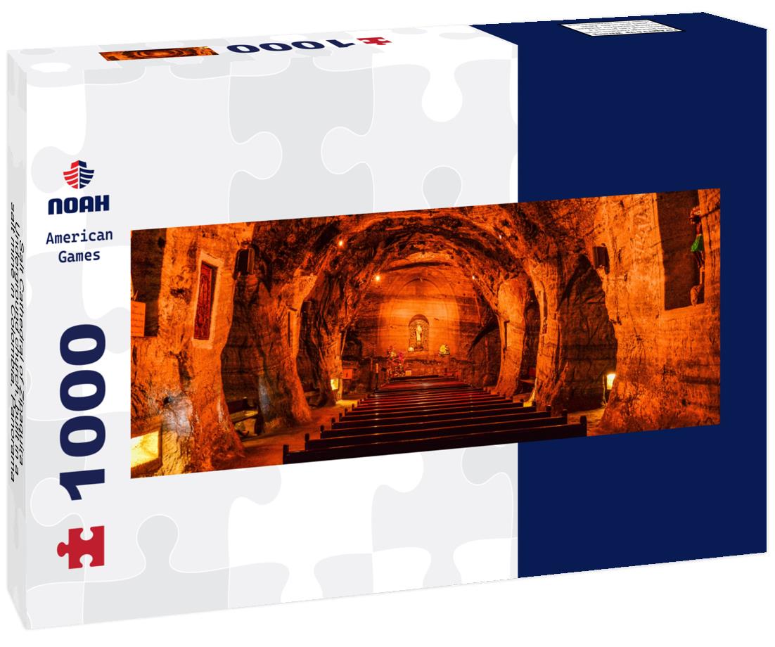 Noah Jigsaw Puzzle Salt Cathedral of Zipaquira - Underground church, built in a salt mine in Colombia, Panorama Panorama 1000 Pieces