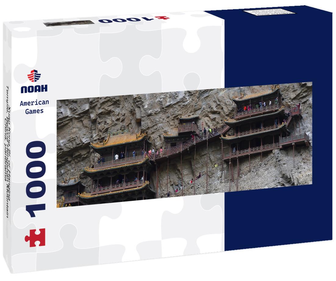 Noah Jigsaw Puzzle Xuan Kong Si, or Hanging Temple, Beiyue Hengshan Mountain, China, panorama Panorama 1000 Pieces