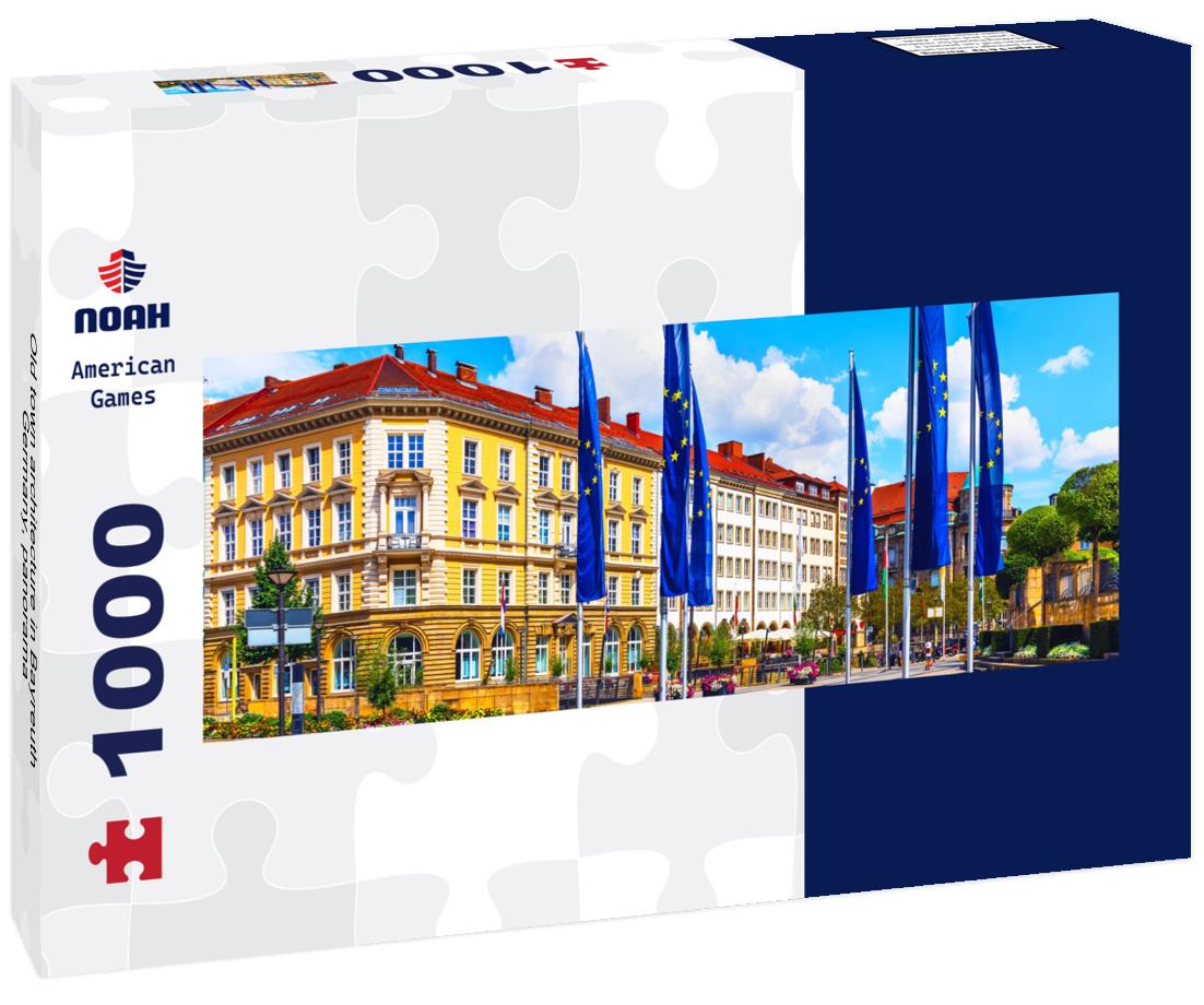 Noah Jigsaw Puzzle Old town architecture in Bayreuth, Germany, panorama Panorama 1000 Pieces