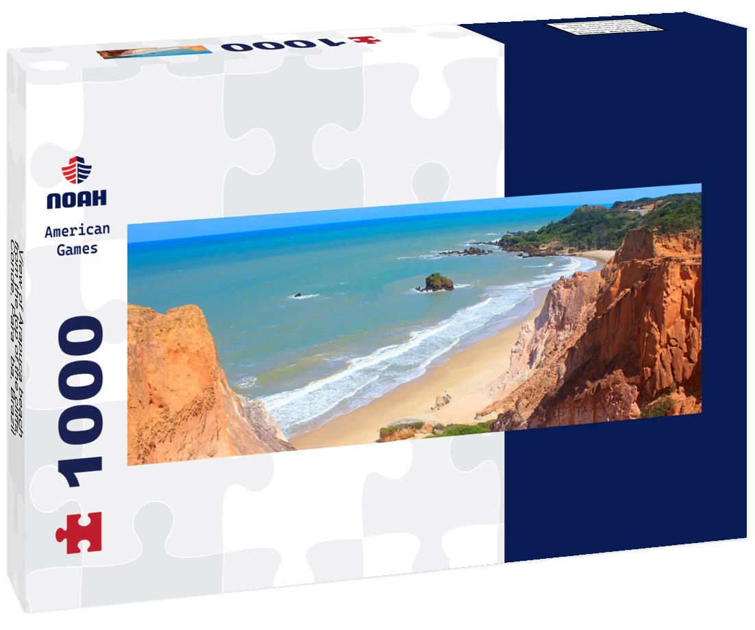 Noah Jigsaw Puzzle View of Arapuca beach from the top of the cliffs. Conde, Paraíba, Brazil, panorama Panorama 1000 Pieces