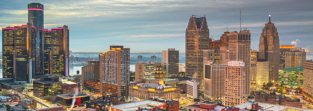 Noah Jigsaw Puzzle Detroit, panorama Panorama 1000 Pieces