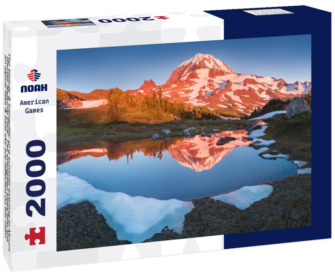 Noah Jigsaw Puzzle The beauty & tranquility of a summer evening at Mount Rainier National Park, Spray Park, Washington State, USA 2000 pieces