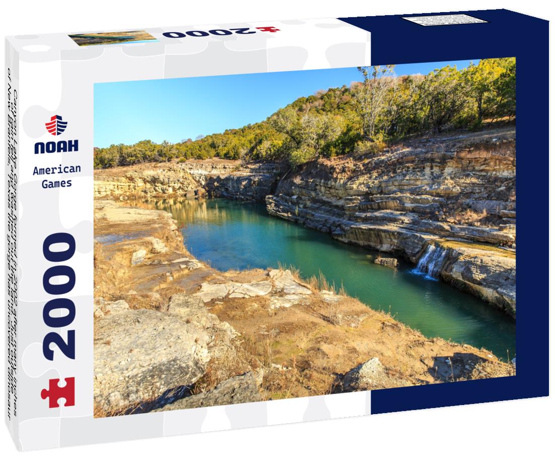 Noah Jigsaw Puzzle Canyon Lake Gorge formed in 2002 after many inches of rain fell and washed out the land. Just outside of New Branfels, Texas 2000 pieces