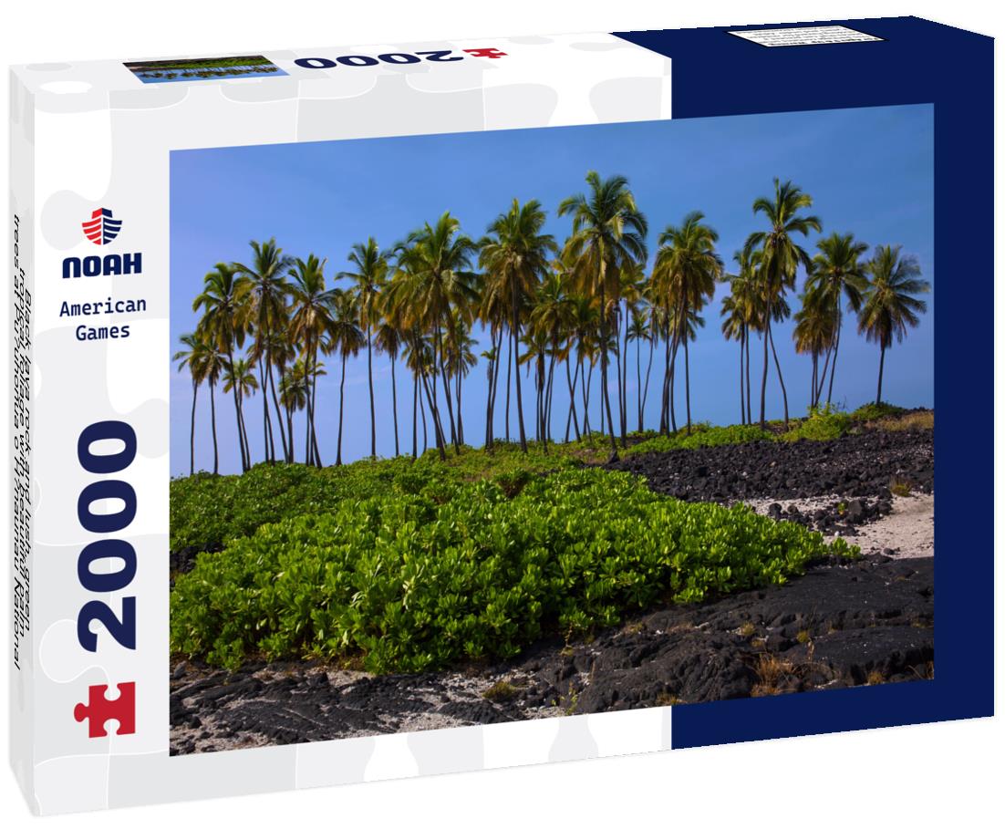 Noah Jigsaw Puzzle Pu?uhonua o Honaunau National Historical Park - A Place of Refuge - on the southwest coast of the Big Island of Hawaii 2000 pieces