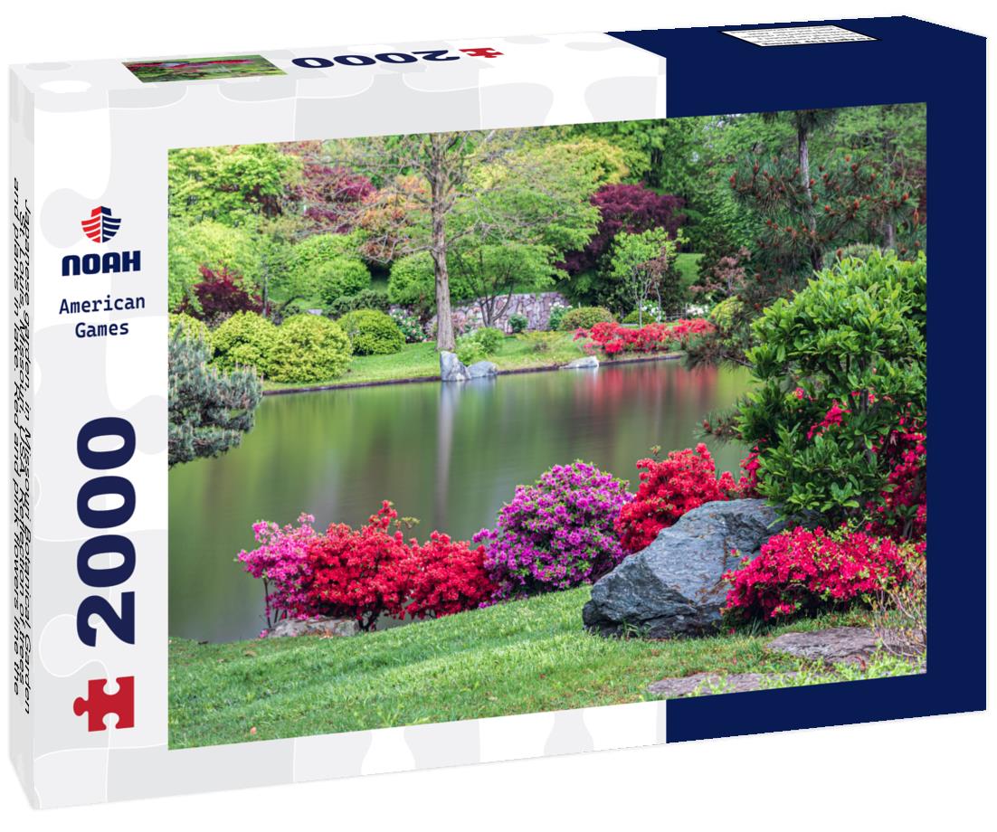 Noah Jigsaw Puzzle Japanese garden, in Missouri Botanical Garden, St. Louis, Missouri 2000 pieces