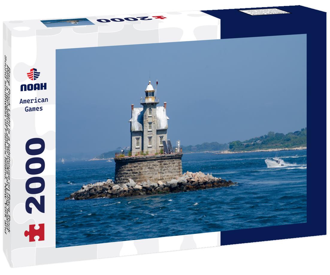 Noah Jigsaw Puzzle Race Rock Light is a lighthouse on Race Rock Reef, Connecticut 2000 pieces
