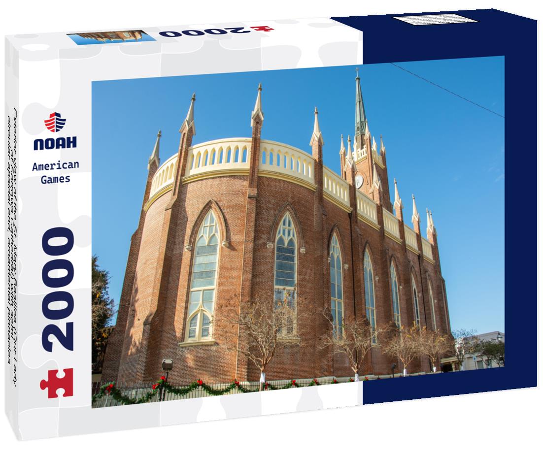 Noah Jigsaw Puzzle Exterior view of the St. Mary Basilica in Natchez, Mississippi 2000 pieces