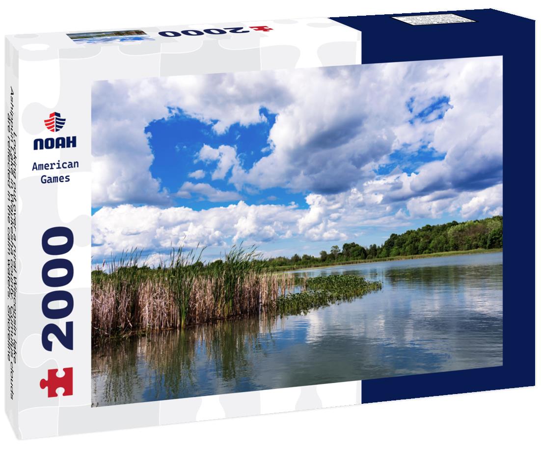 Noah Jigsaw Puzzle Looking out over a rural Wisconsin lake, Ashippun Lake in Waukesha county 2000 pieces