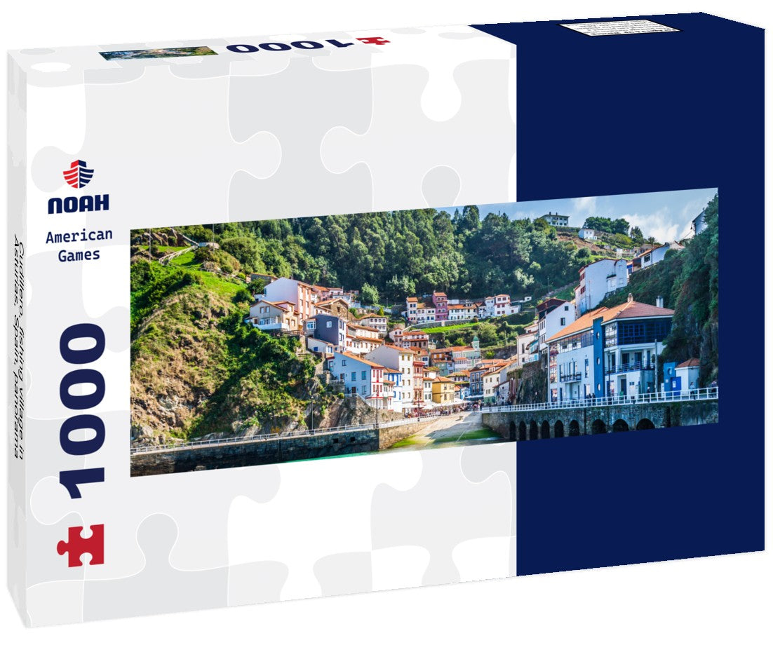 Noah Jigsaw Puzzle Cudillero, fishing village in Asturias, Spain, Panorama 1000 Pieces