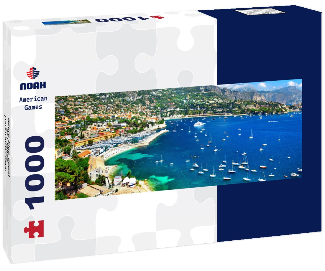 Noah Jigsaw Puzzle azure blue coast of France - panoramic view of Nice, Panorama 1000 Pieces