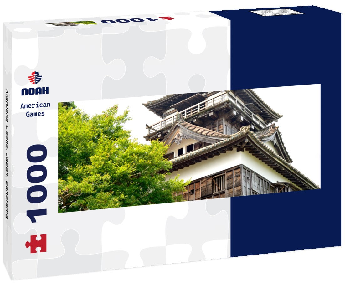 Noah Jigsaw Puzzle Maruoka Castle, Japan, Panorama 1000 Pieces