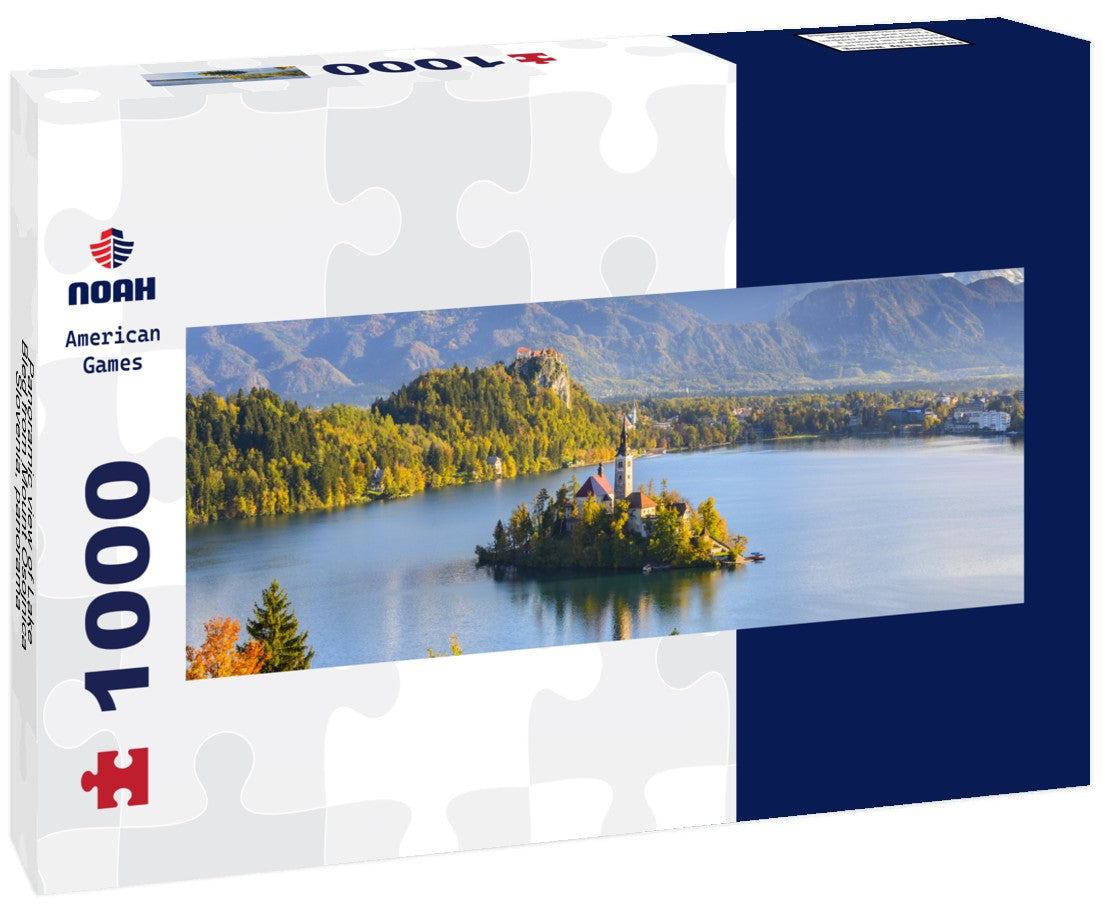 Noah Jigsaw Puzzle Panoramic view of Lake Bled from Mount Osojnica, Slovenia, Panorama 1000 Pieces