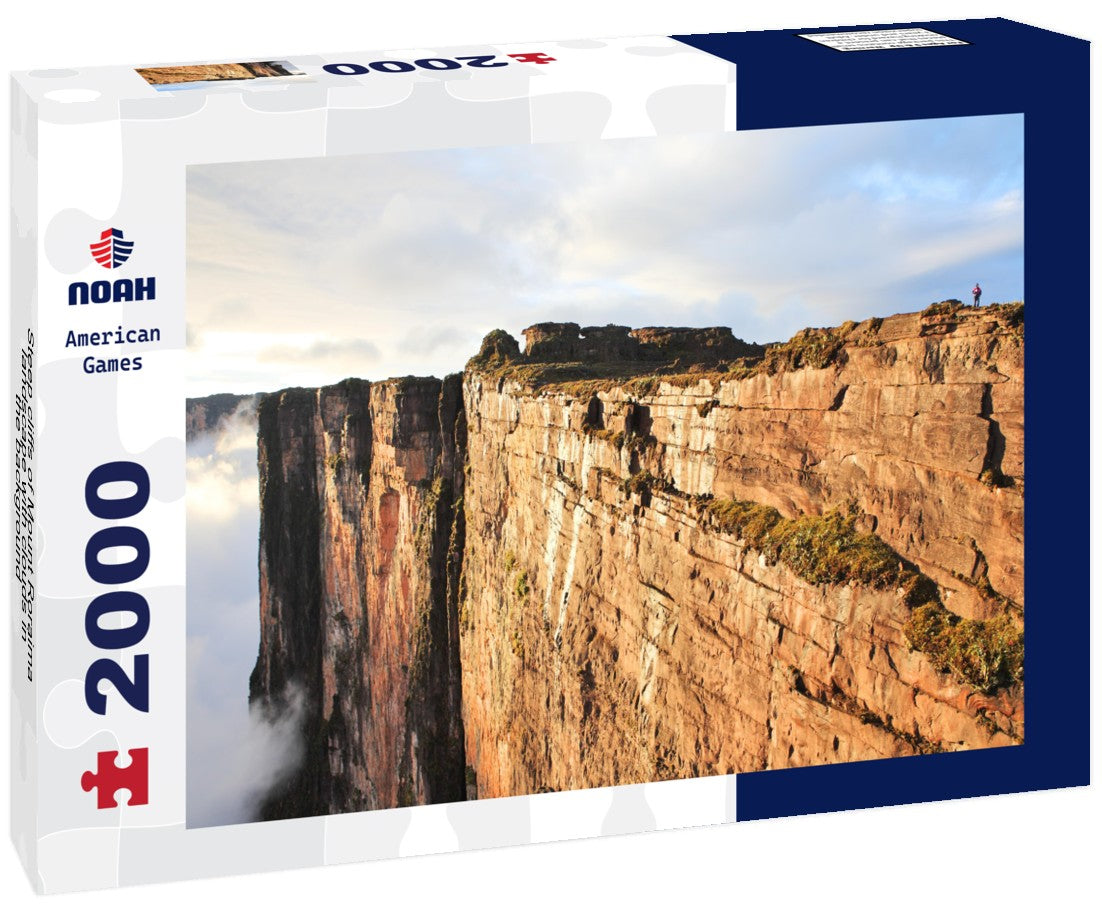 Noah Jigsaw Puzzle Steep cliffs of Mount Roraima - landscape with clouds in the background 2000 Pieces