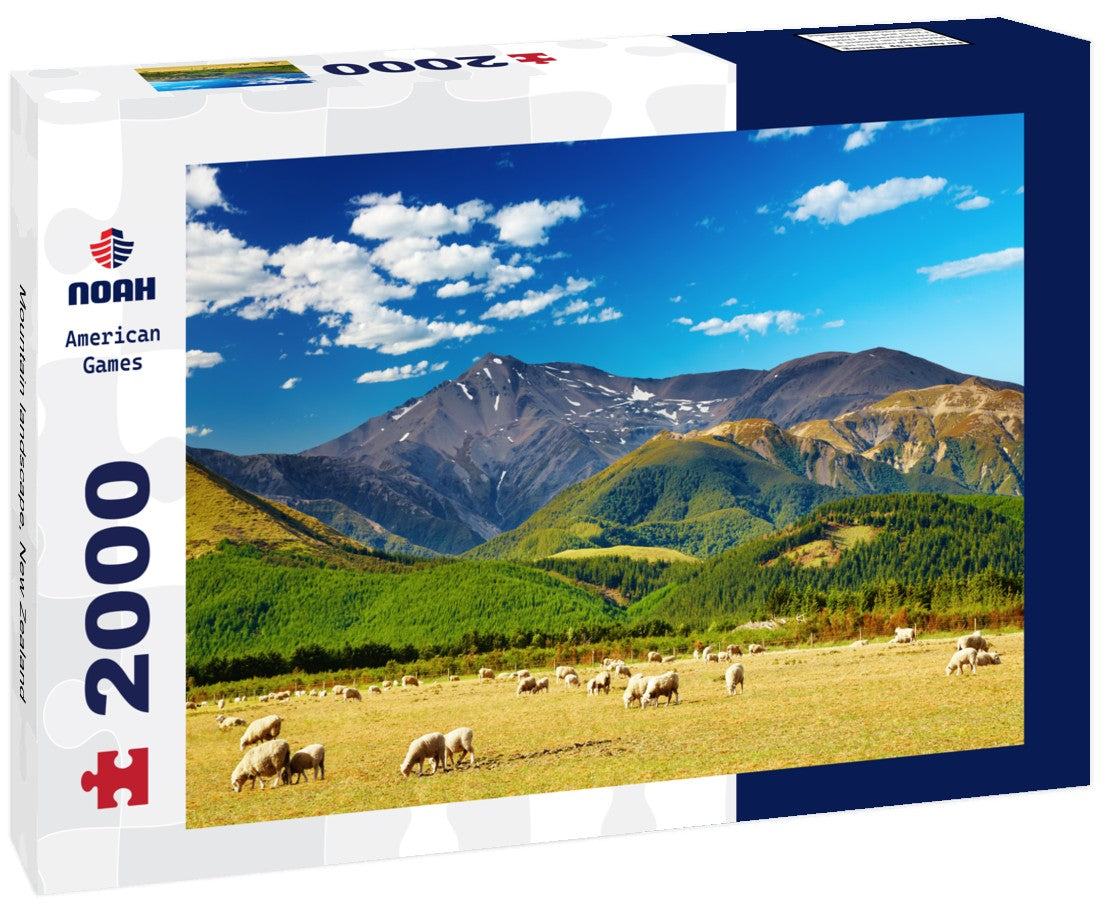 Noah Jigsaw Puzzle Mountain landscape, New Zealand 2000 Pieces