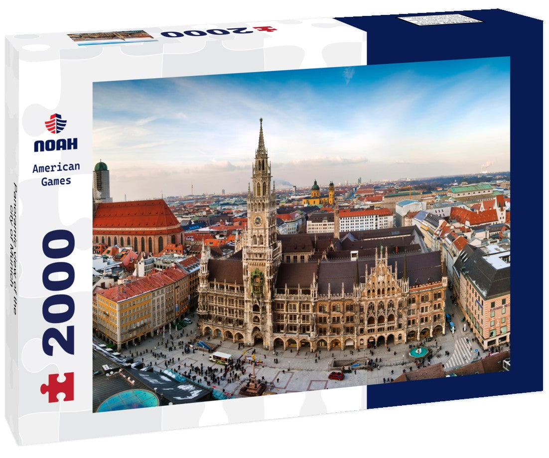 Noah Jigsaw Puzzle Panoramic view of the city of Munich 2000 Pieces