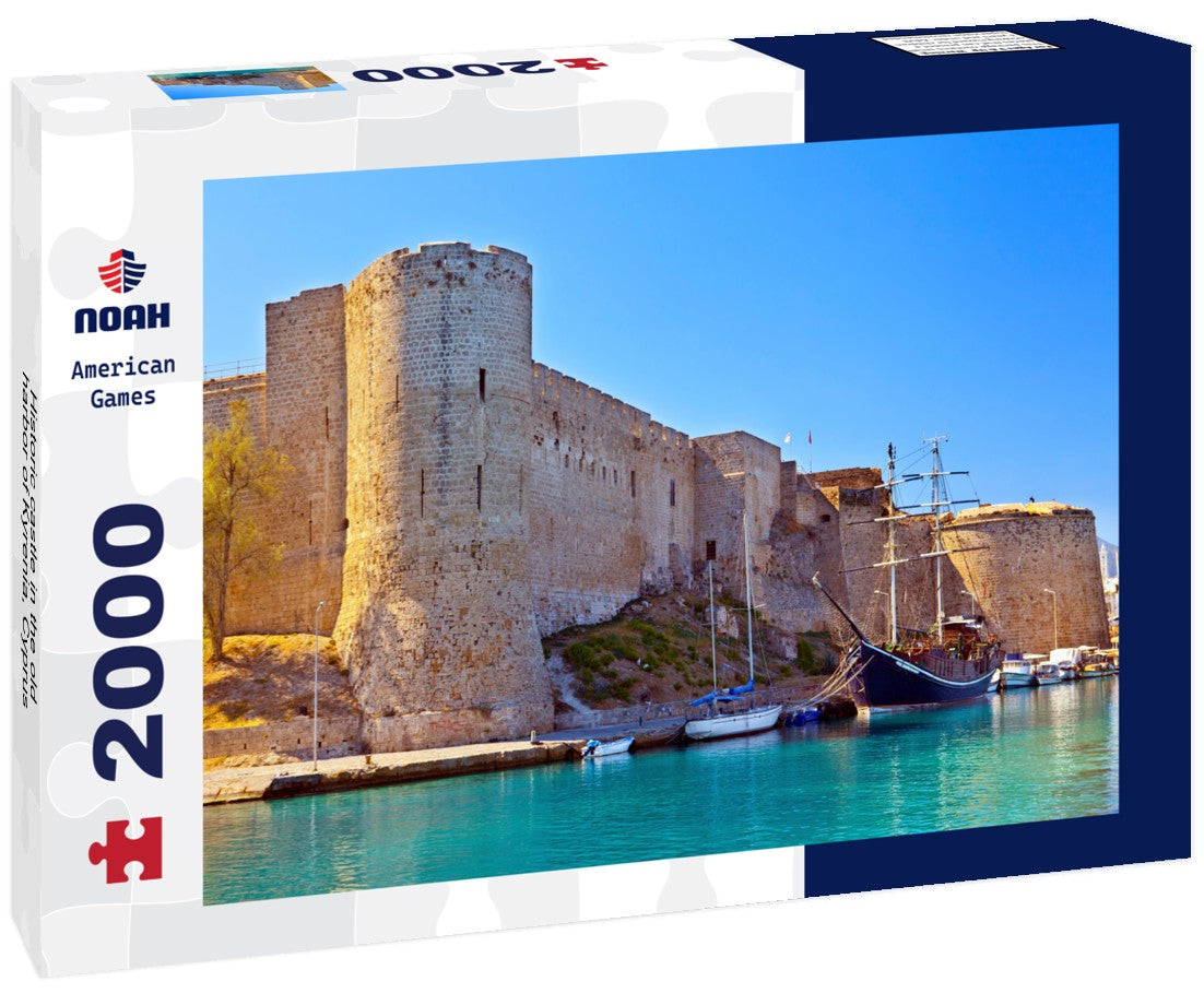 Noah Jigsaw Puzzle Historic castle in the old harbor of Kyrenia, Cyprus 2000 Pieces