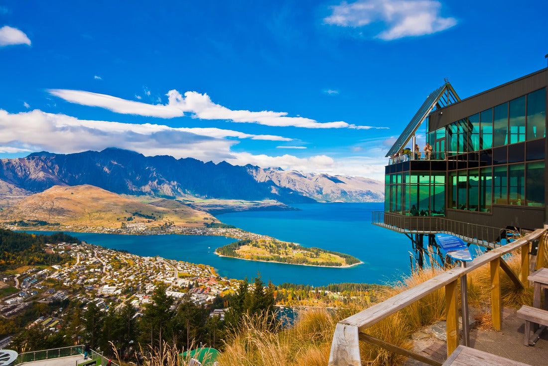 Noah Jigsaw Puzzle Townscape of Queenstown with Lake Wakatipu from above, New Zealand 2000 Pieces