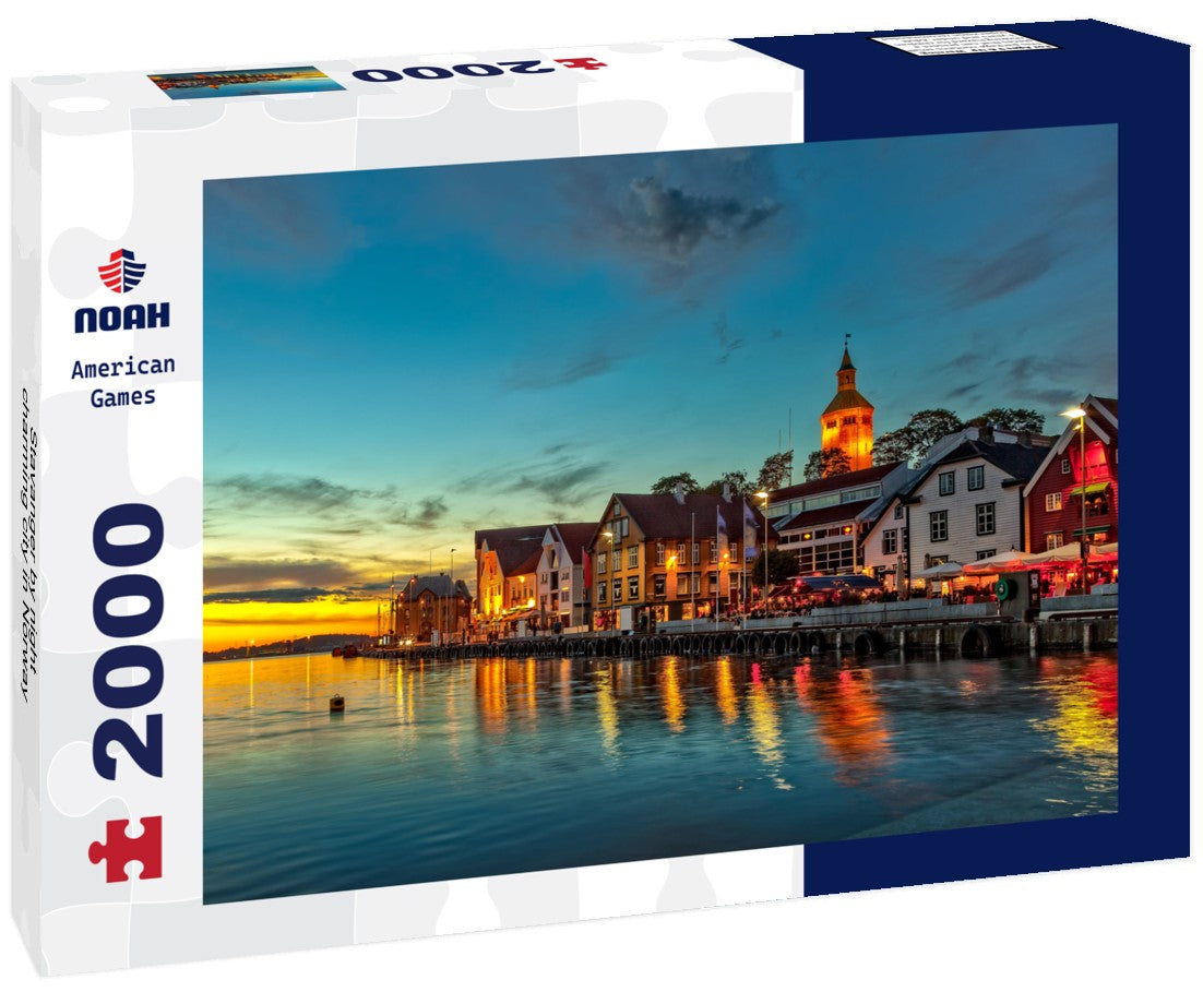 Noah Jigsaw Puzzle Stavanger by night - charming city in Norway 2000 Pieces
