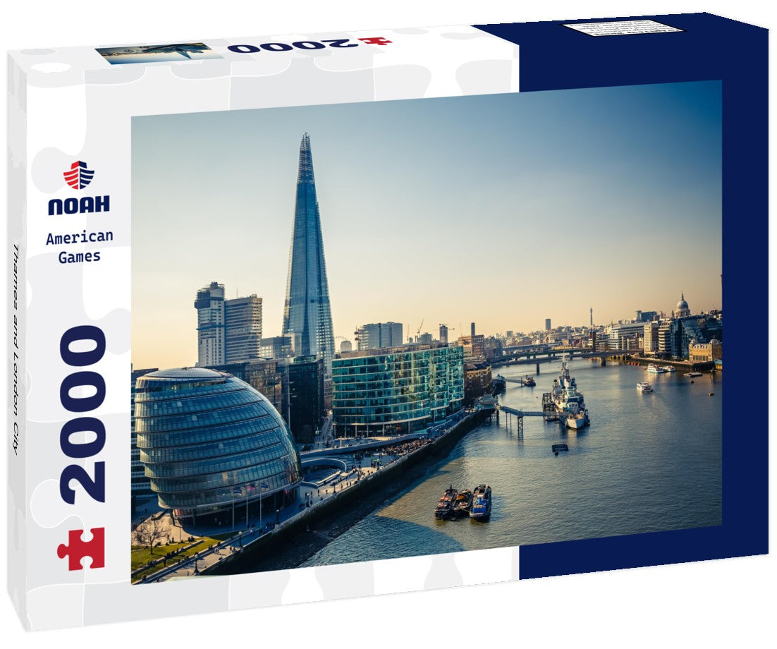 Noah Jigsaw Puzzle Thames and London City 2000 Pieces