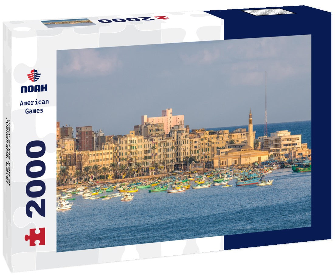 Noah Jigsaw Puzzle View of the port of Alexandria, Egypt 2000 Pieces