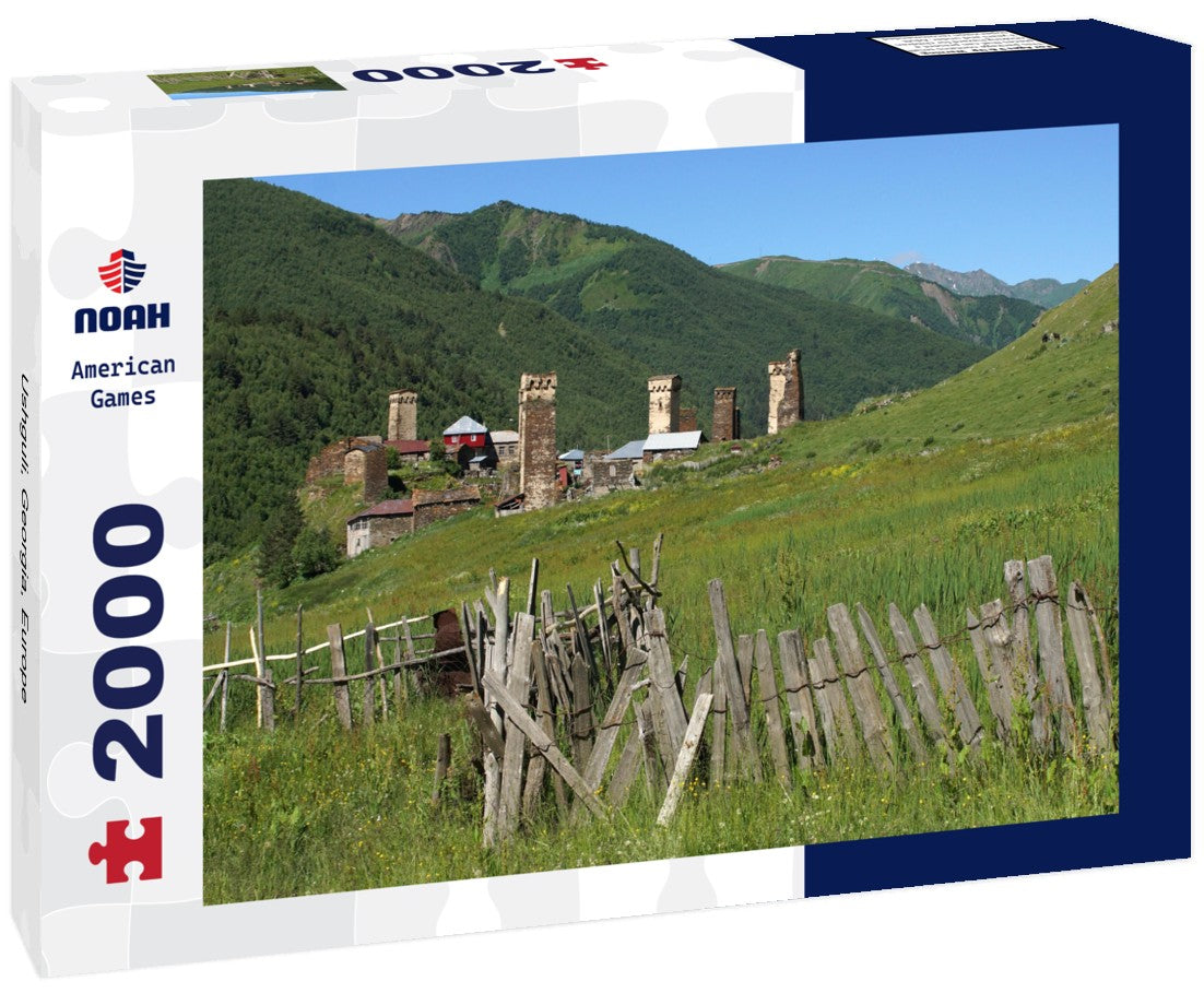 Noah Jigsaw Puzzle Ushguli, Georgia, Europe 2000 Pieces